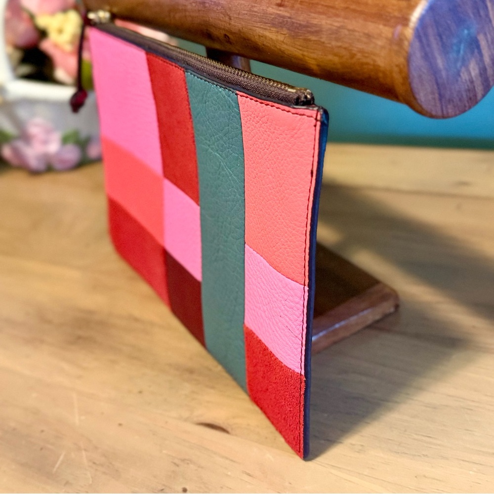 Fossil Multicolor Patchwork Clutch - image 3